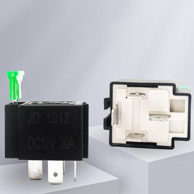 Relé Automotivo para Carro 12V DC 4 Pinos 5 Pinos 30A com Fusível Liga/Desliga Relé de Motor de Carro com Soquete Porta-Relé Liga/Desliga com Fusível