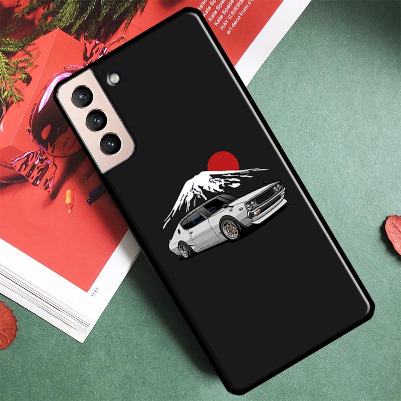 Japan JDM Car Phone Case For Samsung Galaxy S24 Ultra S9 S10 S20 S21 S22 S23 S25 Plus S24 FE Back Cover