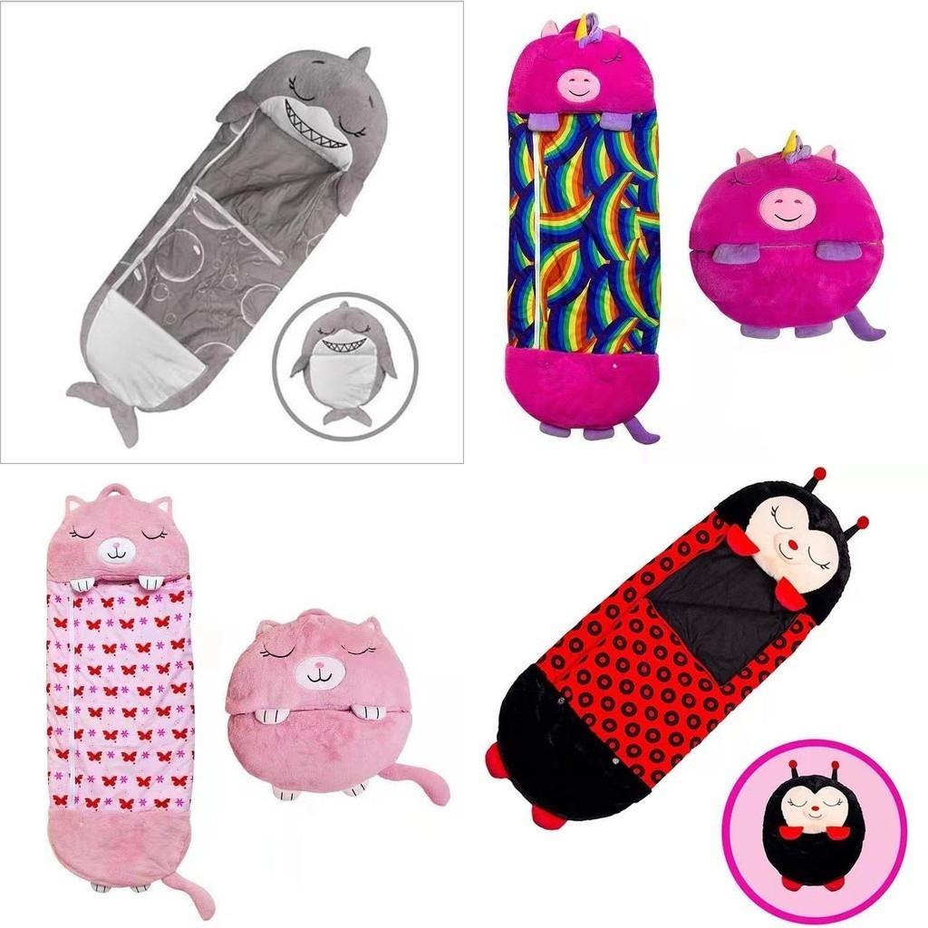Large Happy Nappers Kids Cartoon Sleepsacks Plush Doll Pillow For The Ultimate Comfort