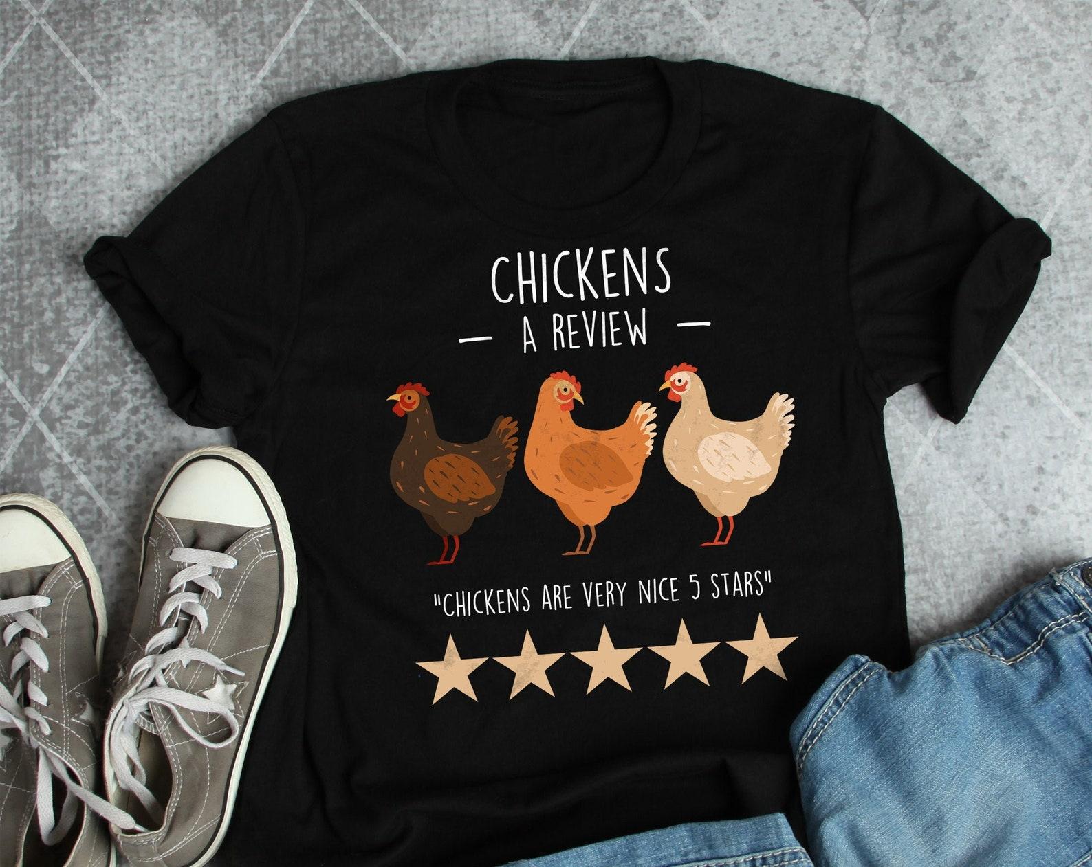 Chicken Shirt, , , Funny Chicken Lover Gift, Cute Bird T-shirt, Chook Tshirt, Pet Hen Tee, Tops, Clothing, Farmer, Farming, Animal 100
