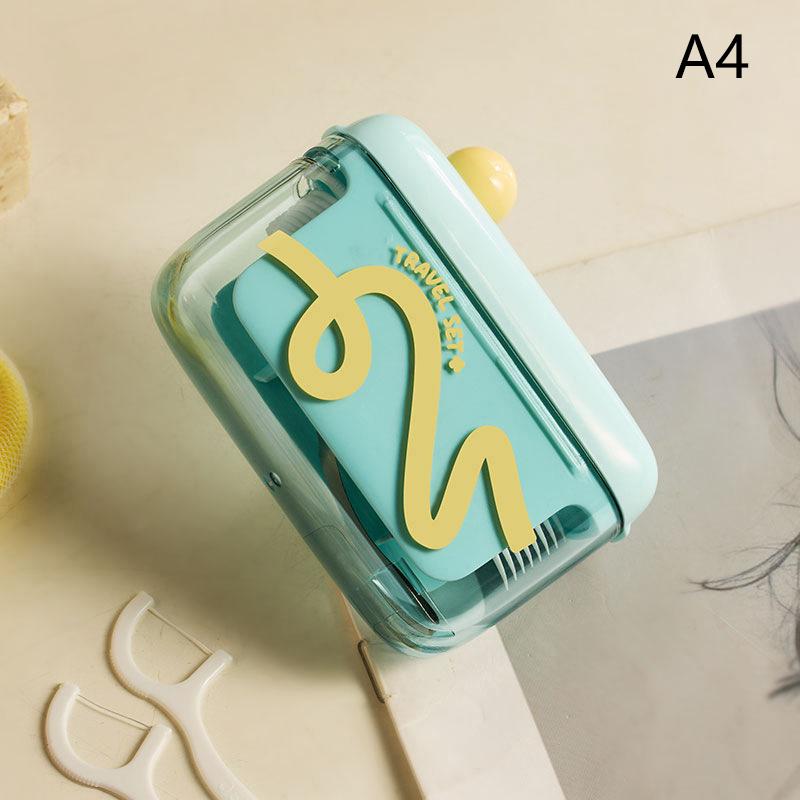 Portable Automatic Ejectable Floss Dispenser With 10Pcs Floss Oral Care Dental Floss Box Disposable Flossing Sticks