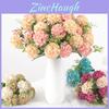Elegant 10 Heads Artificial Hydrangea Silk Flowers For Stunning Weddings And Home Decor