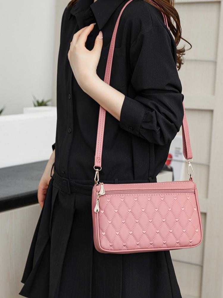 Summer large capacity women's crossbody bag versatile quilted single shoulder cross-border women's bag