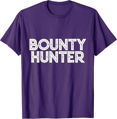 Minimalist Bounty Hunter Graphic Tee for a Fun and Unique Style