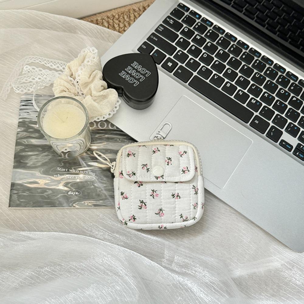 Pendant Small Makeup Lipstick Bag Large Capacity Mini Canvas Storage Bag  Travel