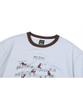 CPGN STUDIO Cats Music Ringer Short Sleeve T-Shirt Mist Blue