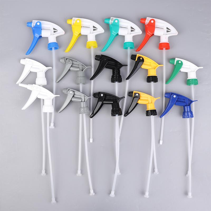 Spezielle chemikalienbeständige Auslösesprühdüse für Autowäsche, aufmontiert auf kleine Sprühflaschendüse für Film, Autowaschwerkzeug