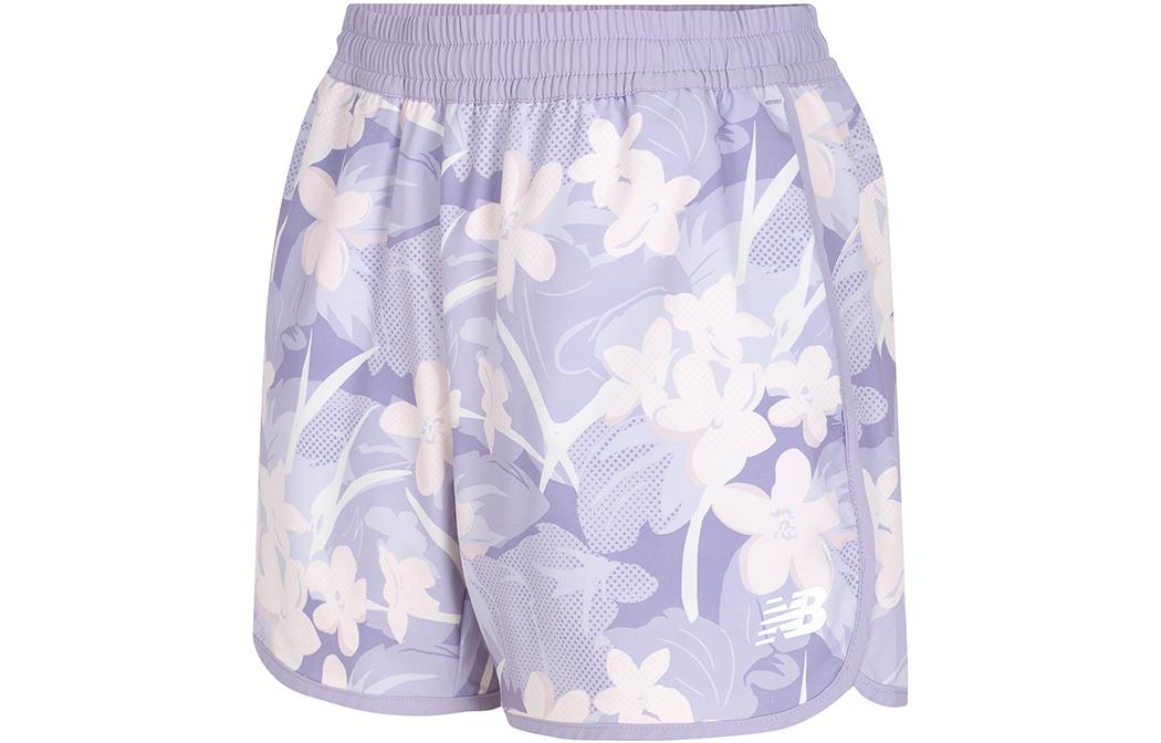 New Balance Casual Shorts Women s Purple Moderate 5VC2U702-MIX M