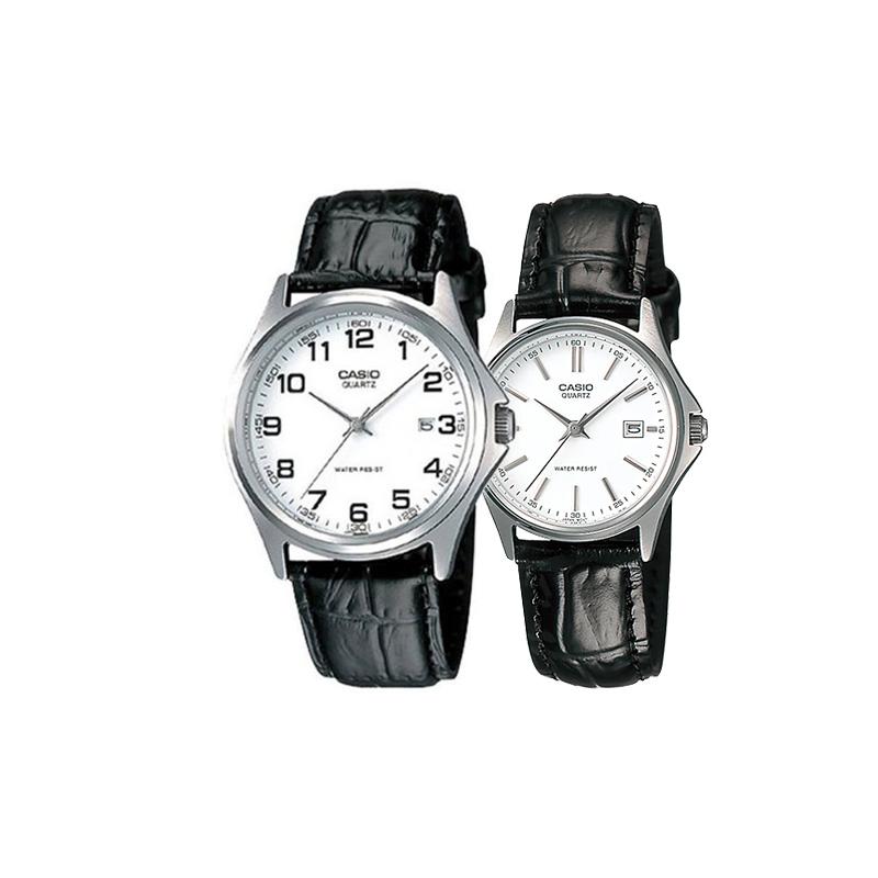 Casio watch series-LTP classic retro simple casual fashion couple watch quartz movement leather strap Japanese and Korean MTP-1183E-7BLTP-1183E-7A белый