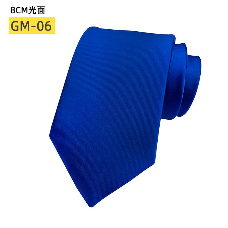 Classic Monochrome Satin Tie Business Casual Versatile Wedding Tie