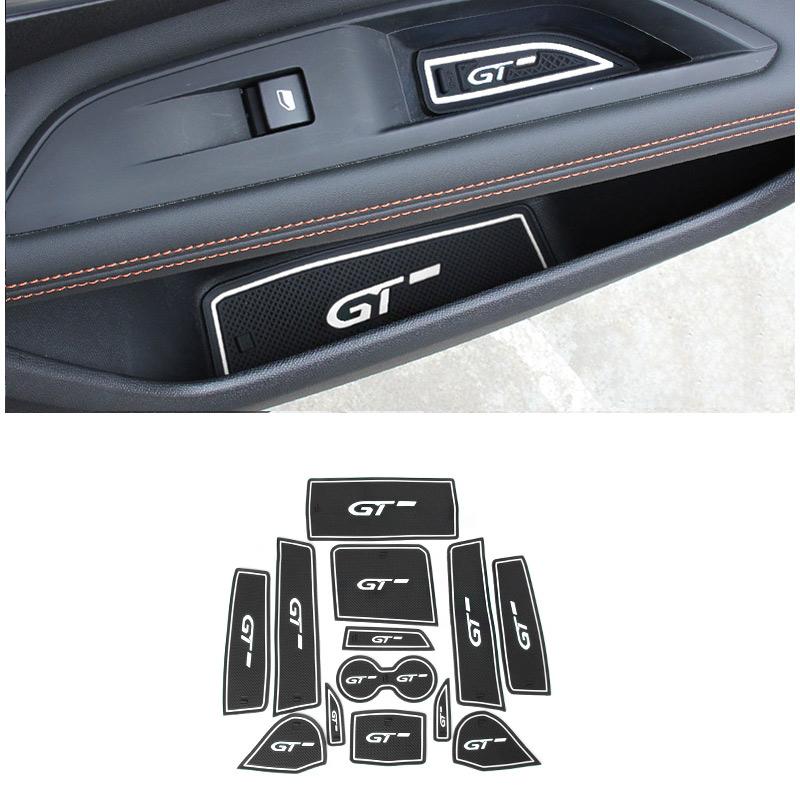 

Для Peugeot 3008 5008 GT 2016 2017 2018 2019 2020 2021 2022 Гибридный автомобиль Противоскользящий коврик для дверного проема Аксессуары белый