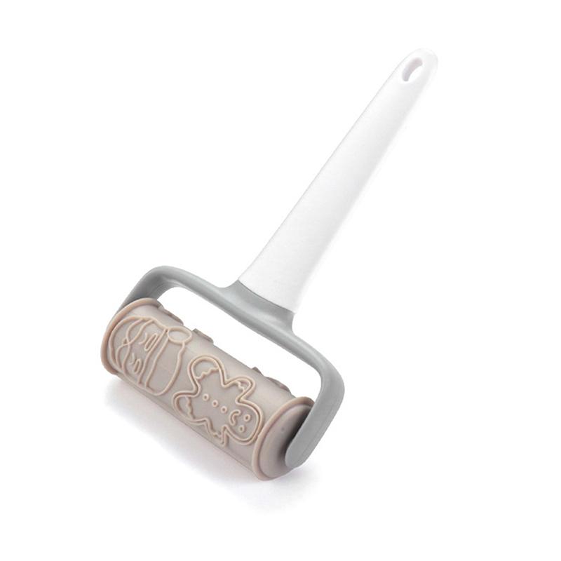 Turning Smooth Baking Tool Cookie Cake Net Dough Roller Cutter Pizza Dough Roller Cutter For Restaurant