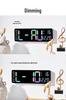 Colorful Multi-Functional Living Room Countdown Wall Clock 5529