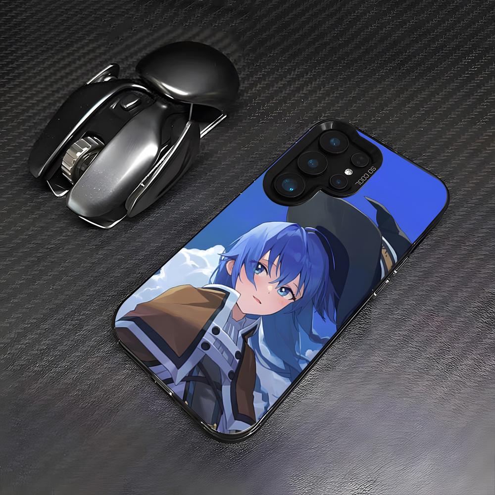 R-Roxy Mushoku Tensei Anime Phone Case For Samsung S26 S25 Plus S20 S20 Plus S22 Ultra S23 FE S21 Plus S21 Ultra Colorful Cove