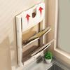 Wall Mounted Cutting Board Holder Punch-Free Pot Lids Holder Chopping Board Rack  for Home