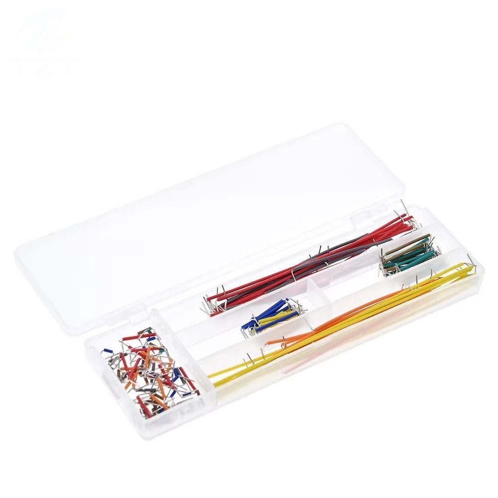 Flexible Wire Solderless Wire Kit Multicolored Breadboard Wires Kit Jumper Cable Wires Electronics