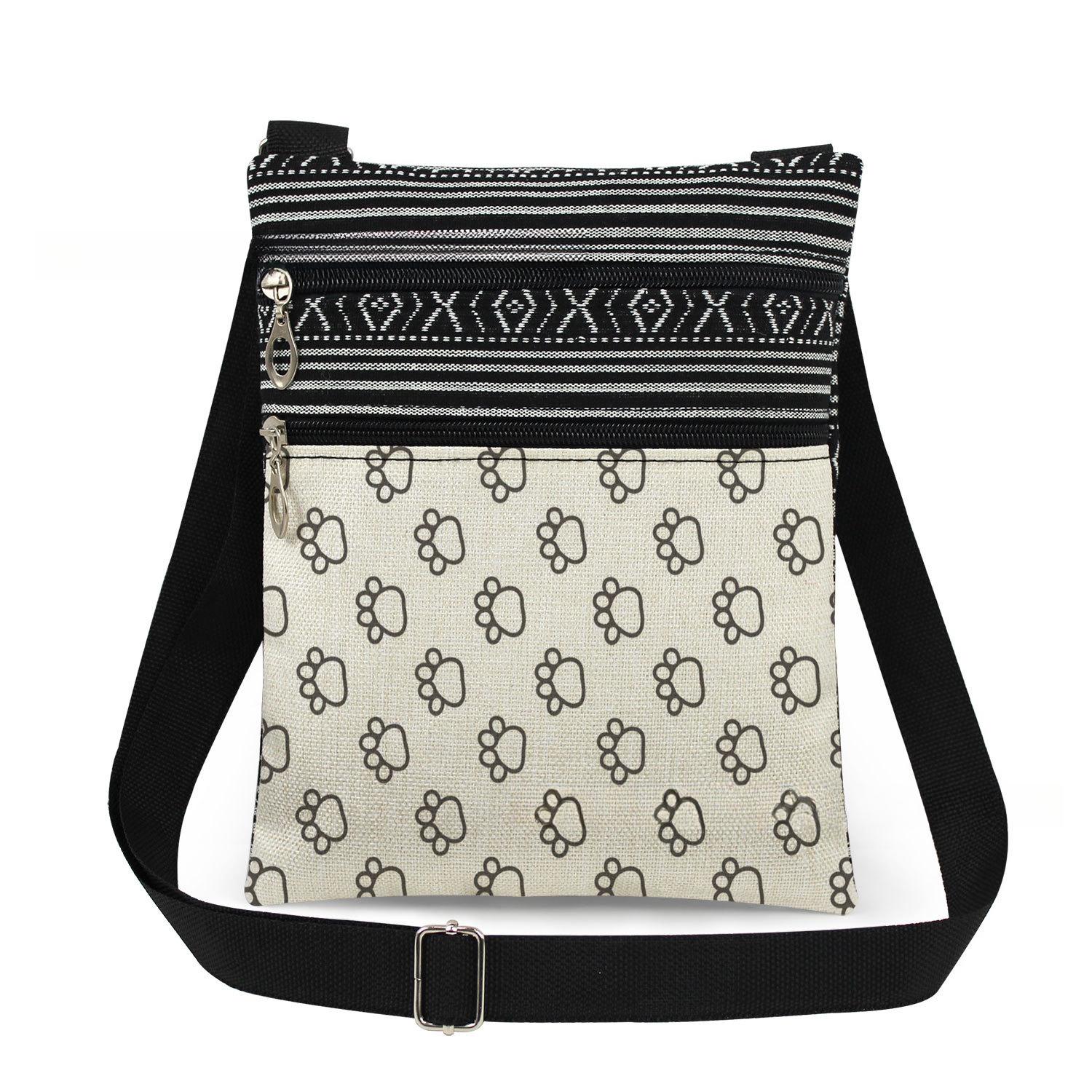 1PC Cat Print Tote Bags Women Shoulder Handbags Postman Package 6895 KTB