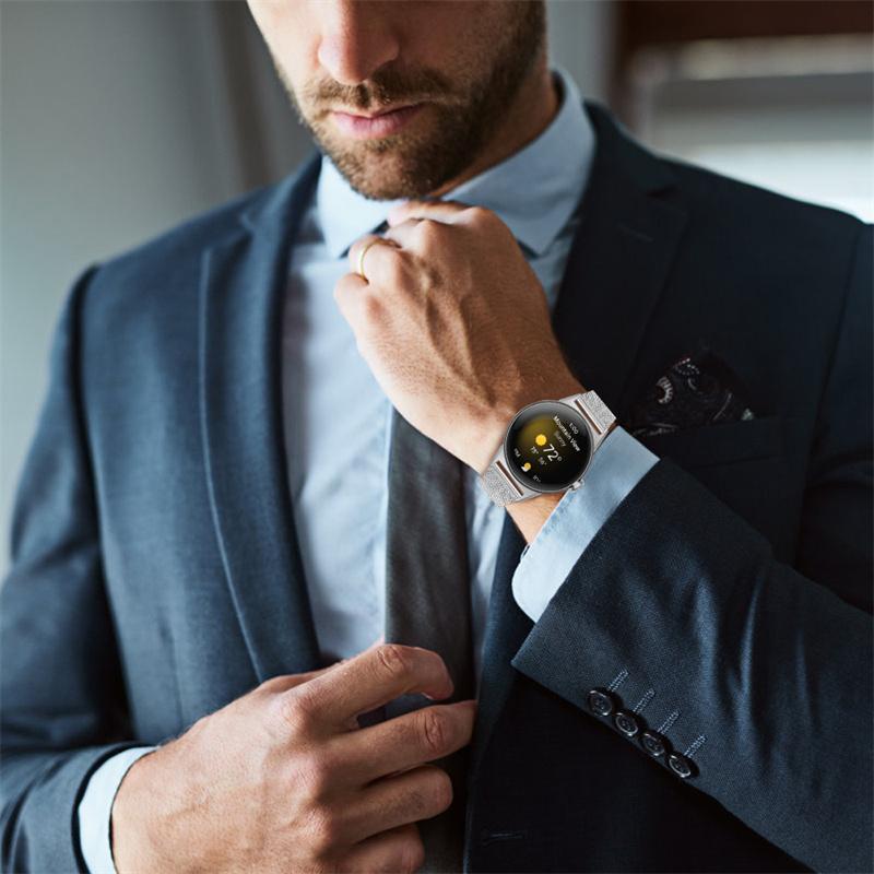 For Google Pixel Watch 3 41mm/Watch 2/Pixel Watch Stainless Steel Milanese Metal Strap Replacement Watch Band with Buckle