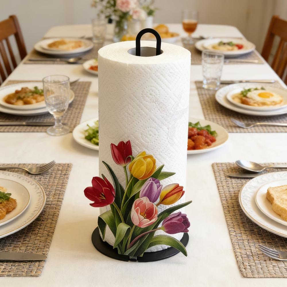 Tulpen-Taschentuchhalter Ohne Bohren zu befestigen, Perfekt für Feiertagsfeiern und als festliche Dekoration zum Muttertag