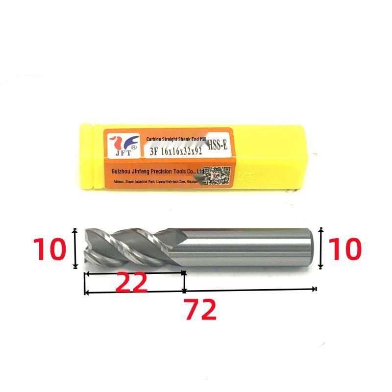 Guiyang Jinfeng High-Speed Steel Three-Flute Superhard End Mill 1.5–30mm