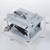 150W Mini Table Saw Desktop Electric Woodworking Metal Cutter AdjustableSpeed Angle Adjustment