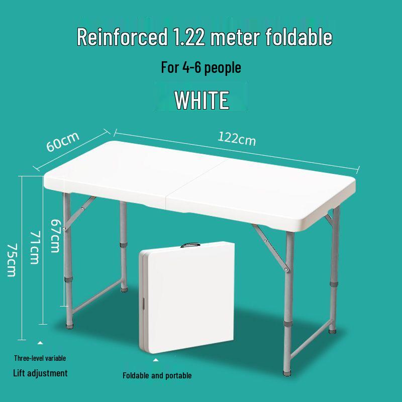 Portable Outdoor Folding Table & Chair Set with Backrest - Multi-functional for Camping & Dorm Use