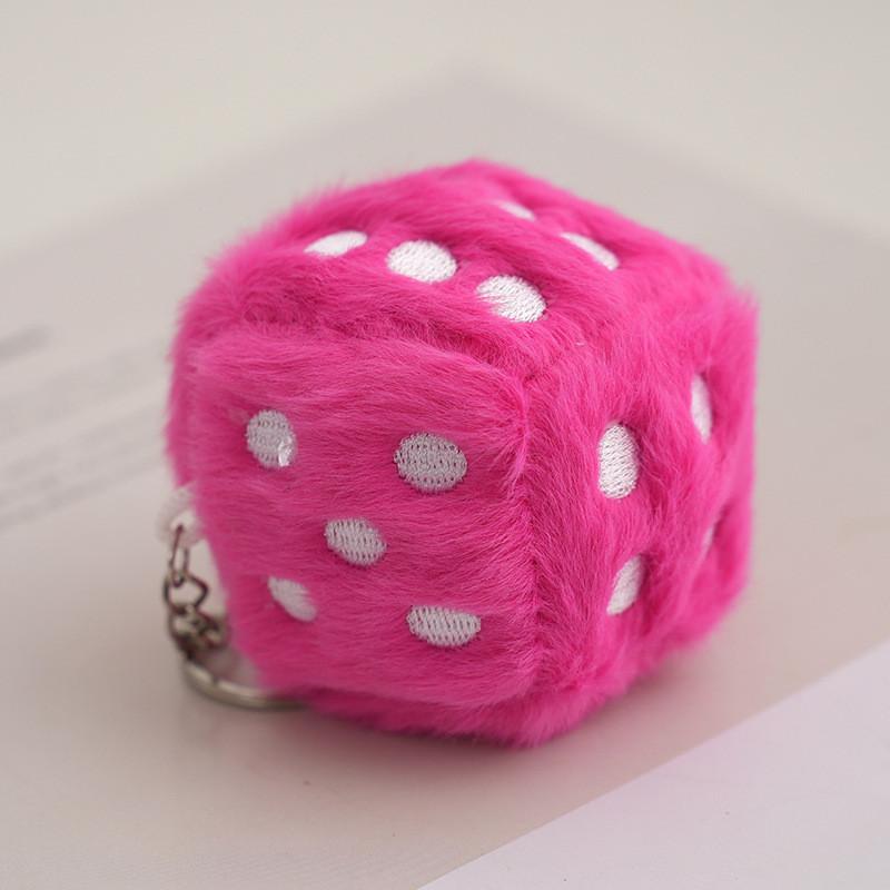 

Adorable Plush Dice Toy For Children Educational Learning Doll Bag Charm