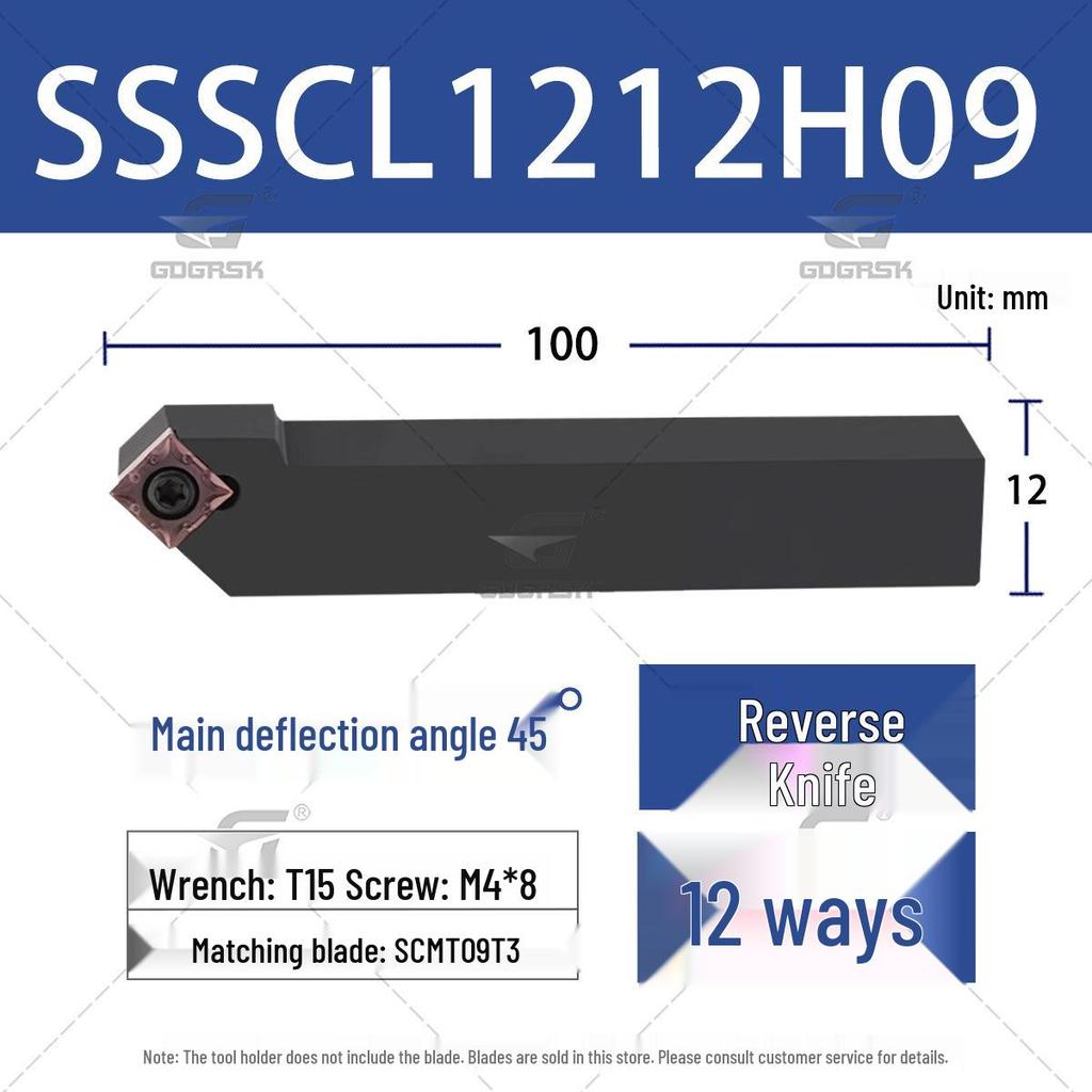 45° CNC externí soustružnický držák nástroje SSSCR1616H09/SSSCL2525M12