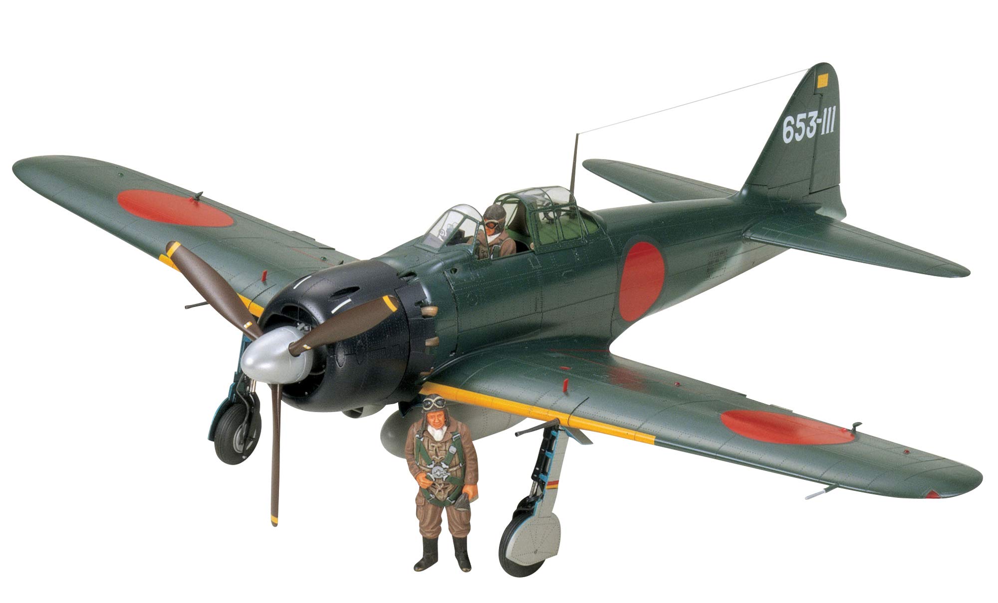

Tamiya Aircraft Series 18 Japanese Navy Mitsubishi A6M Zero Type 52 Fighter Plastic Model Kit 60318 1/32 No. Carrier-Based