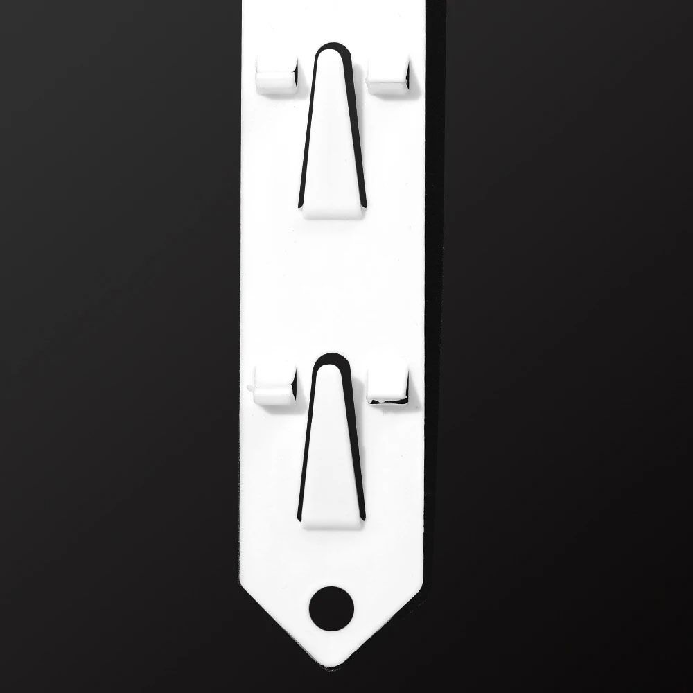 4 buc Benzi Agățătoare din Plastic pentru Gustări cu Antet pentru Etichetă Bandă Clip pentru Merchandising Raft Supermarket