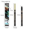 Wasserdichter, nicht verschmierender wasserdichter Eyeliner, schnell trocknender, permanenter Eyeliner für Damen, Make-up-Werkzeug