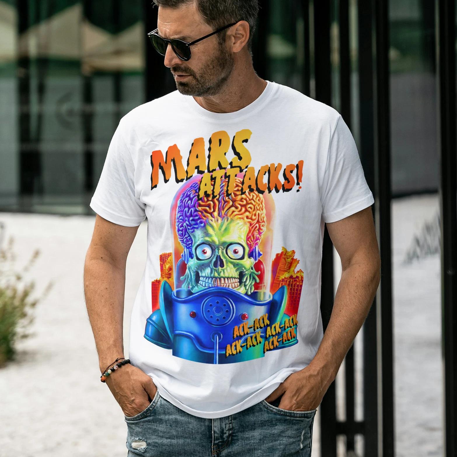 Mars Attack 1996 T SHIRT Tee V24 Movie Poster COLORS Shirt S to 5XL XL