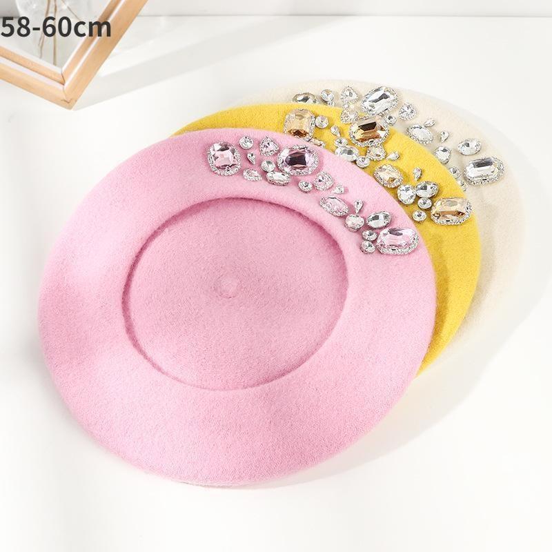 Berretto autunnale e invernale  cappello caldo in lana  Donna  Femminile Caldo Versatile cappello a zucca