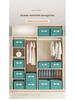 Foldable Cotton & Linen Wardrobe Organizer with Handle for Pants and Underwear