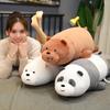 Big Size We Bare Bears Plush Anime Peripheral The Three Bare Bears Stuffed Doll Kawaii Soft Sofa Cushion Animal Cushion Gifts