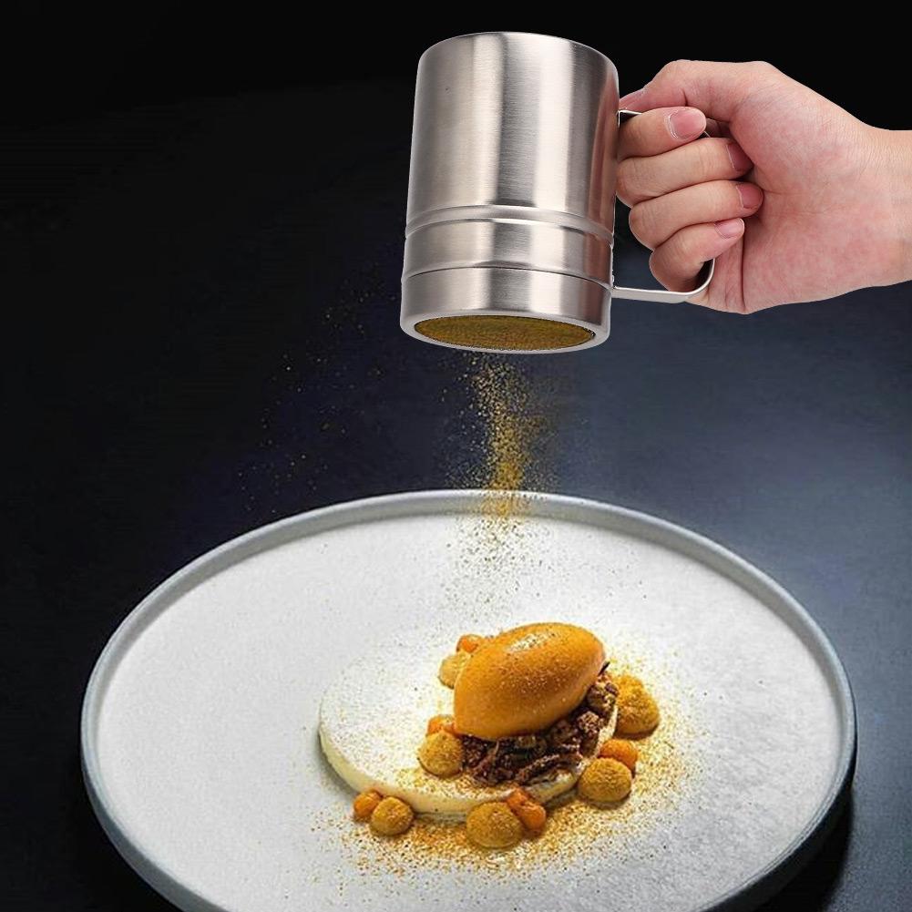 Stainless Steel Kitchen Seasoning Jar Household Spices Pepper Salt Condiment Bottle
