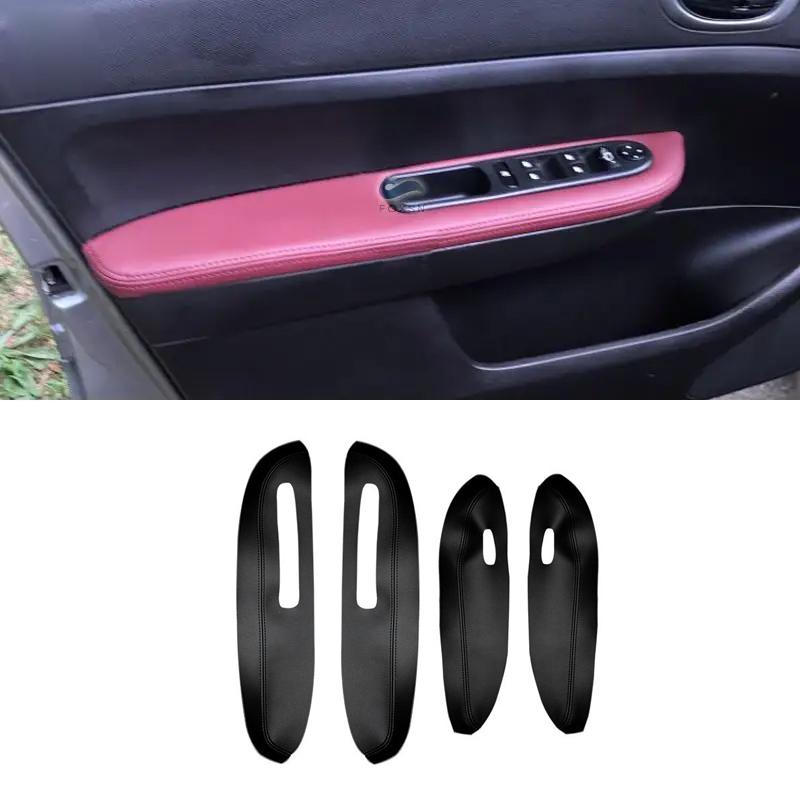 Pro Peugeot 307 2004 2005 2006 2007 2008 2009 2010 2011 2012 2013 4ks Obložení loketní opěrky dveří automobilu Mikrovlákno