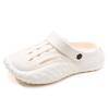Summer men's solid color non-slip and wear-resistant hole shoes, thick soles increase height, leisure and comfort, outdoor beach