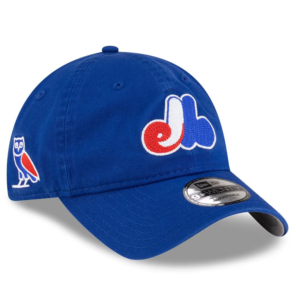 

Кепка New Era OVO 9TWENTY Montreal Expos MLB Регульована Власного Розміру Montreal Expos One Size Синя. Жовтневий Капелюх, 920, Розмір. [Використано] синій