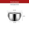 10-inch Stainless Steel Kitchen Oil Pot with Lid