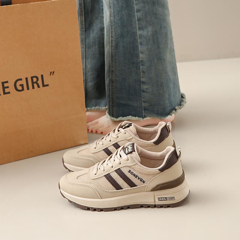 

Новая модная женская повседневная обувь, мягкая, удобная, дышащая, нескользящая, плоская обувь, повседневная спортивная обувь для отдыха на открытом воздухе 35