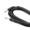 Stereo Audios Cable 6.30mm Mono Jack Instrument Cable Plugs (Male To Male) for Guitar, Bass, Keyboard, and Sound Mixing