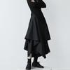 Women Skirts Gothic Irregular High Waist Pleated Skirt Pants for Women Vintage Cargo Skirts Female Clothes Ladies