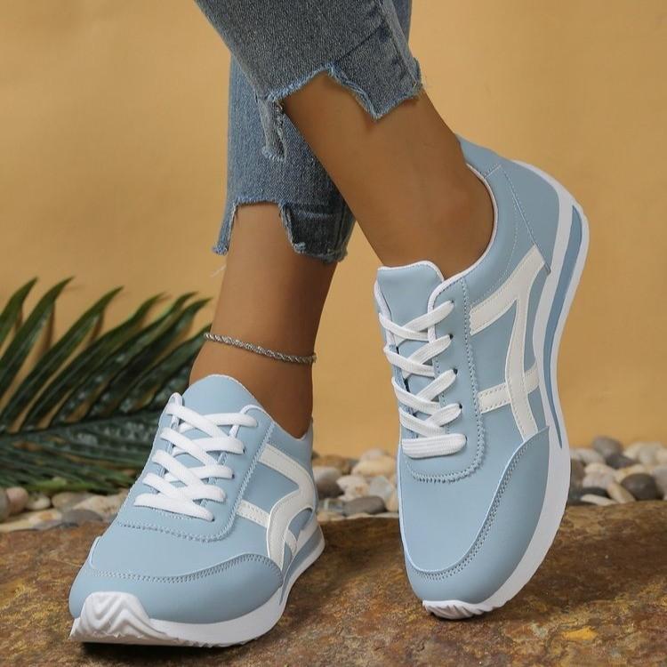 

Женские классические белые кроссовки Cortez - Дышащая повседневная обувь с низким верхом для весны/осени, Ретро модные кроссовки для бега 36 синий