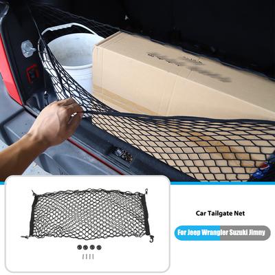 Bil Bakluke Bakre Bagasjerom Lastenett Bagasjesikringsnett for Jeep Wrangler JL JK TJ Suzuki Jimny Ford Mustang, Eksteriørtilbehør