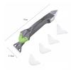 5 In 1 Silicone Remover Caulk Finisher Sealant Smooth Scraper Grout Kit Tool