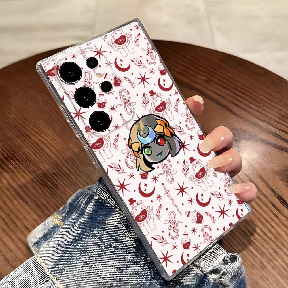 H-Hades 2 Phone Case For Samsung S26 S25 S24 Ultra S23 Fe S22 S20 S21 Plus Plus 5G Fe Transparent Cover