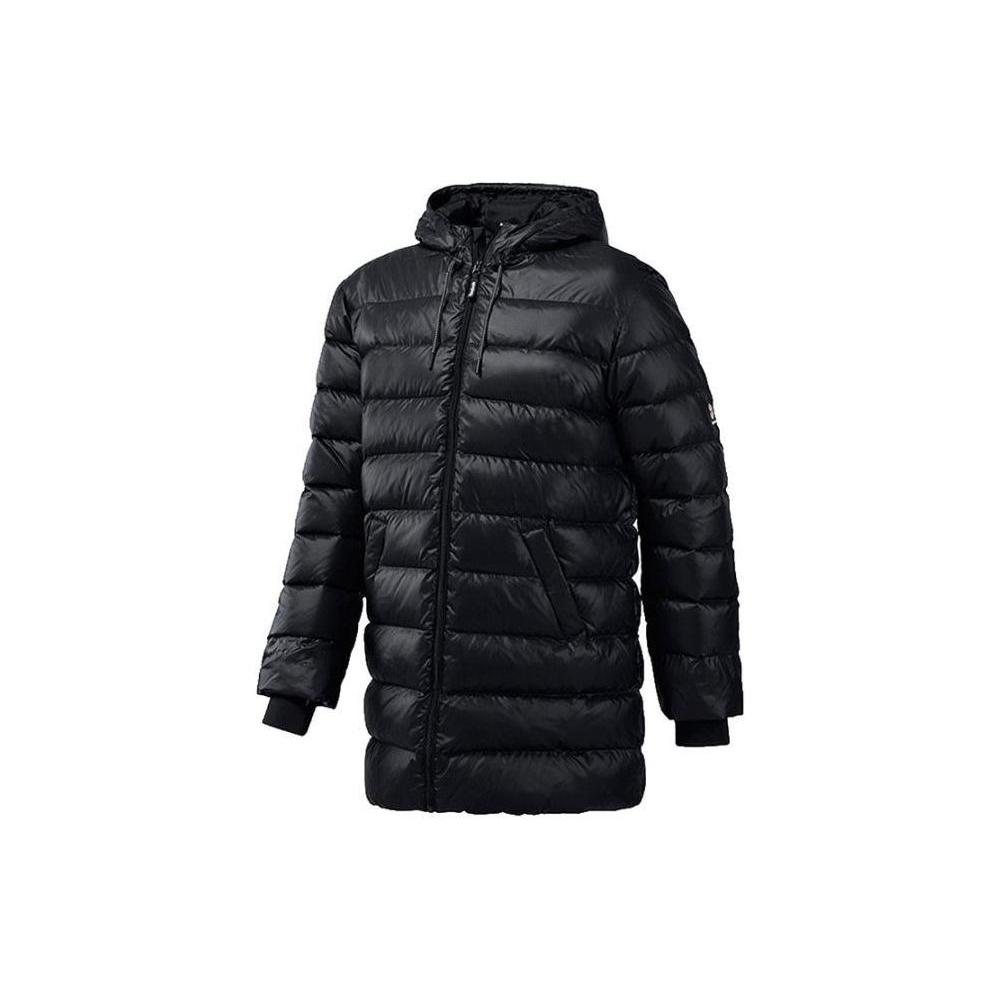 Мужские пуховики Reebok Черные с капюшоном Утепленные Другие DY6007 M