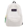 Female Solid Color Backpack Junior Senior High School Student Schoolbag Large Capacity Backpack Girls