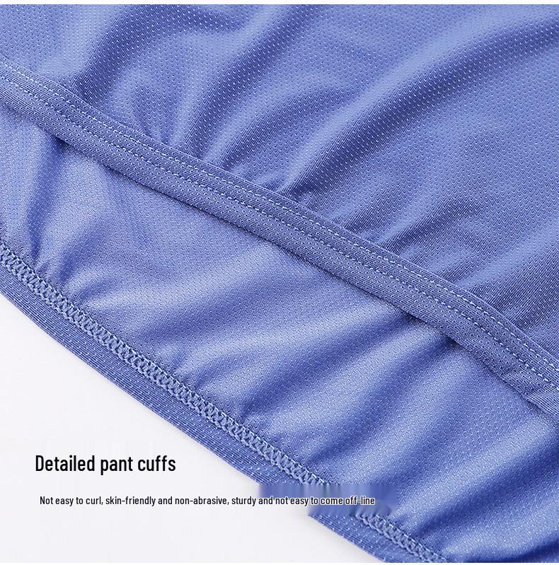 Pánské letní ledové hedvábné síťované A-střihové spánkové slipy - Prodyšné a sexy